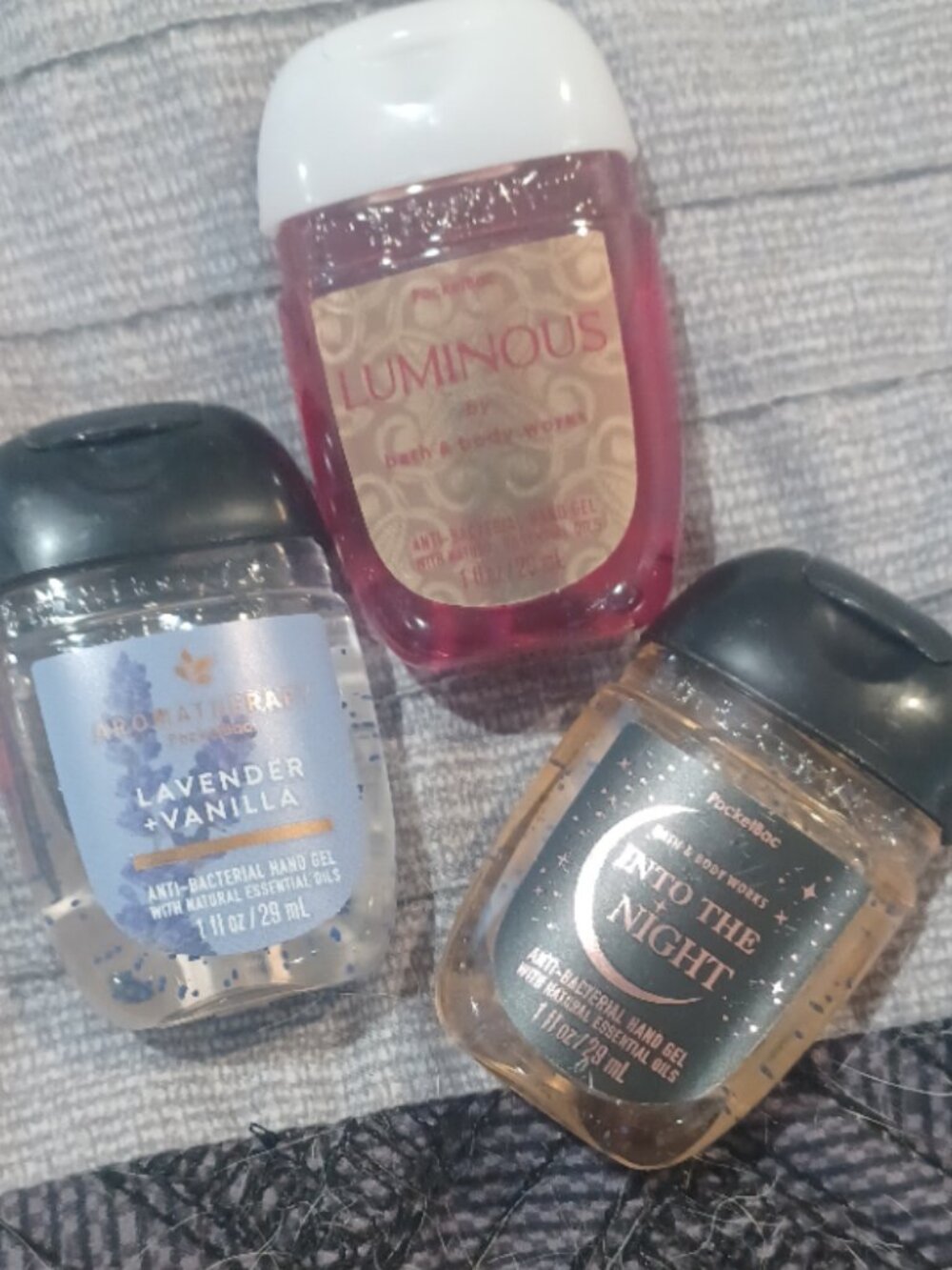 NEW Bath & Body Works Scented Gel Anti Bacterial 1oz 3 set included w/price